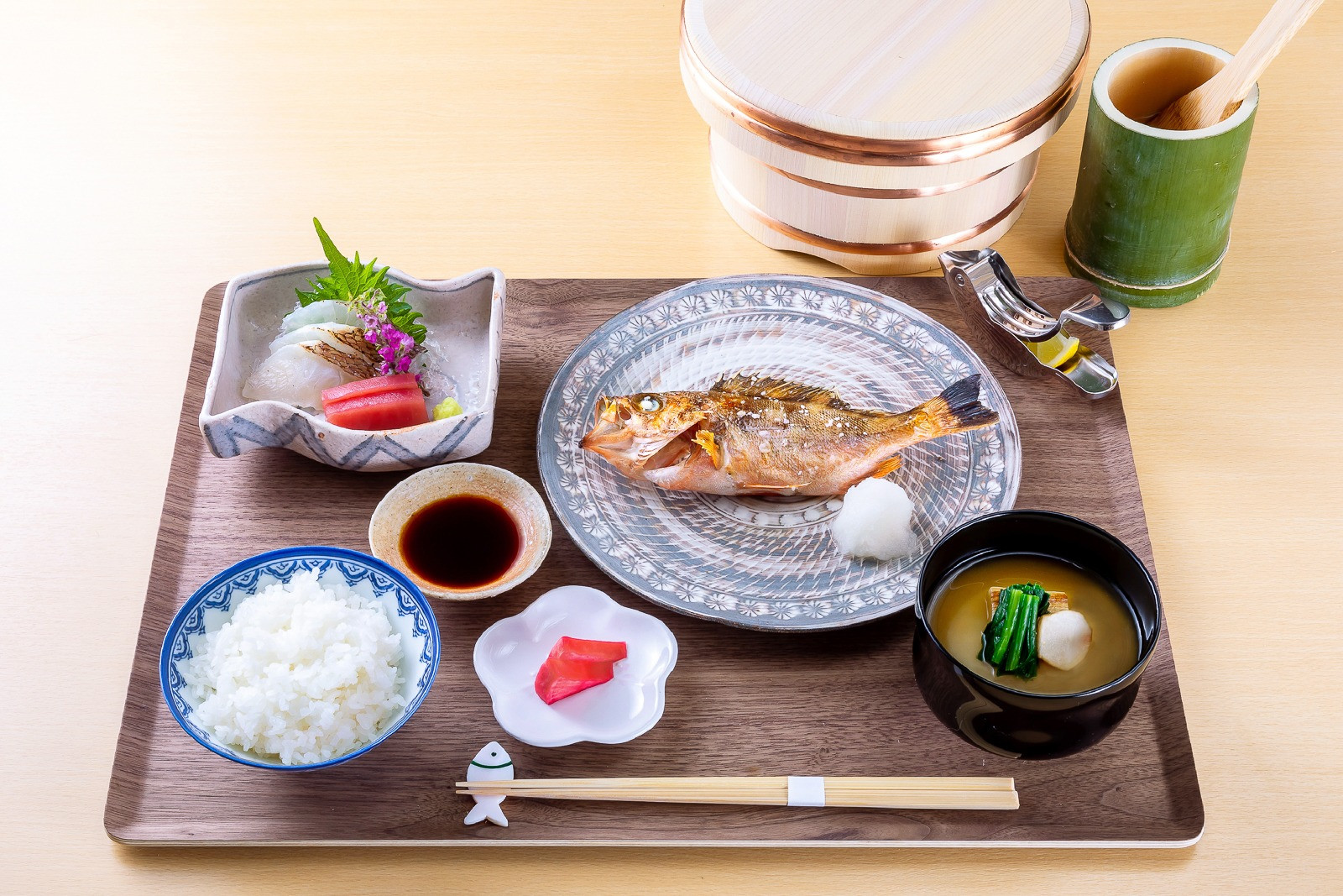 三田の和食料理は季節お魚を使用したこだわりのメニュー